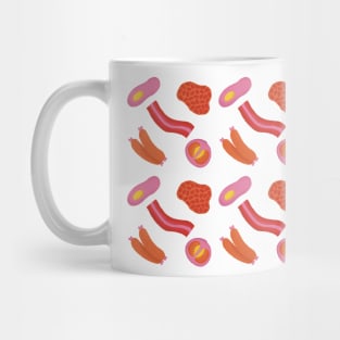 English Breakfast Pattern Mug